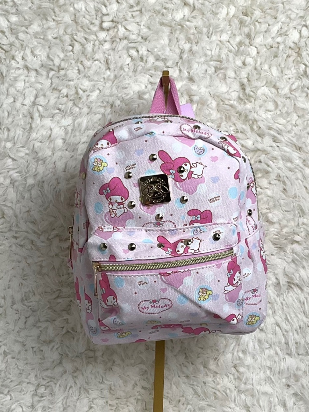 MY MELODY VINYL MINI BACKPACK~NEW!